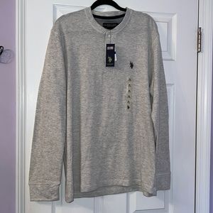 Polo Assassin long sleeve waffle shirt